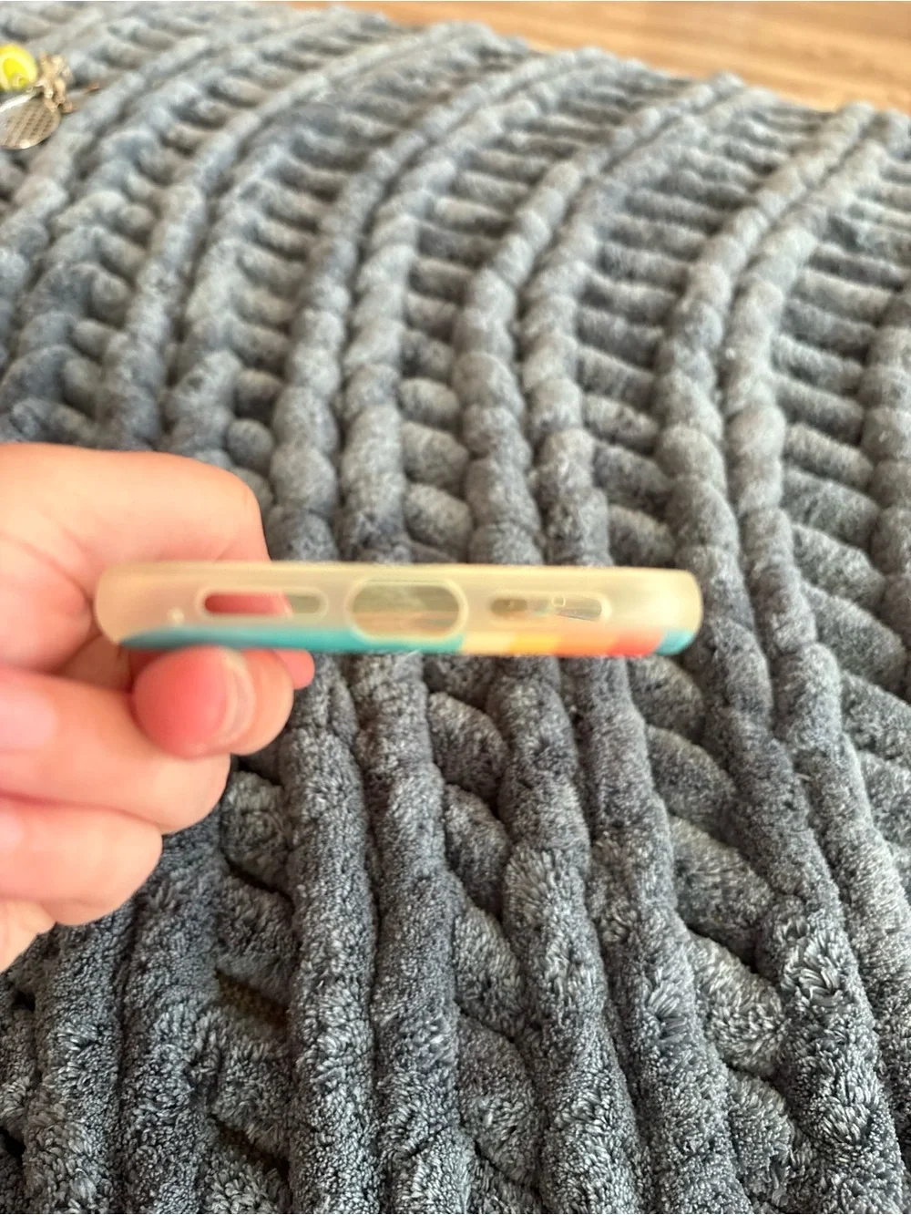 Redbubble Retro Swirl Phone Case for iPhone 11 in Teal, Coral, Yellow